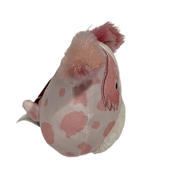 SQUISHMALLOWS MAGNIS THE AUSTRALIAN SHEPHERD PINK VALENTINES 4.5" Plushie *NWT* - Picture 2 of 9